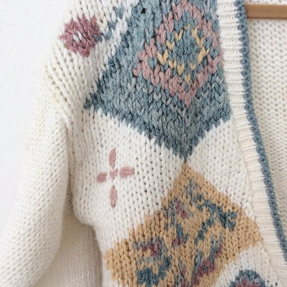 Allison Britney Vintage Cardigan Sweater Women's Size Medium - Picture 2 of 7